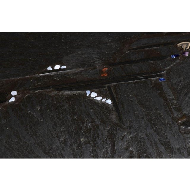 Coffee Table with Agate Top by Paul Kingma, Netherlands, 1988 For Sale - Image 12 of 18
