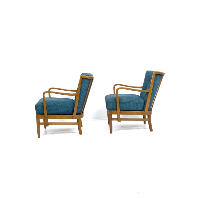 Lounge Chairs in Elm by Otto Schulz for Boet, Sweden, 1930s, Set of 2, in Good conditions. Designed 1920 to 1949 I have...