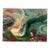 Richard Mann Abstract Acrylic Painting on Panel, 48" X 36", California, Circa 1980s For Sale