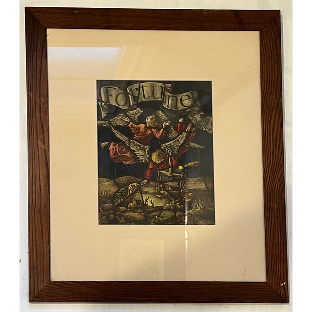 1940s Art Deco Fortune Magazine Cover December 1940 - Framed For Sale - Image 5 of 6