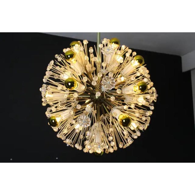 Snowflake Chandelier by Emil Stejnar for Nikoll, 1950s For Sale - Image 14 of 16