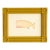 Original Hand-Painted Baby Whale Painting in a Vintage Hand-Painted Frame For Sale