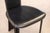 Vintage Set of 4 Pietro Costantini Tripod Black Italian Leather Dining Chairs For Sale - Image 10 of 11