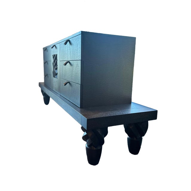 Contemporary Samba Cabinet by Wendell Castle From Late 20th Century, a Pair For Sale - Image 3 of 6