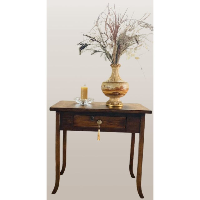 20th Century Oak Side Table, 1940s For Sale - Image 3 of 8