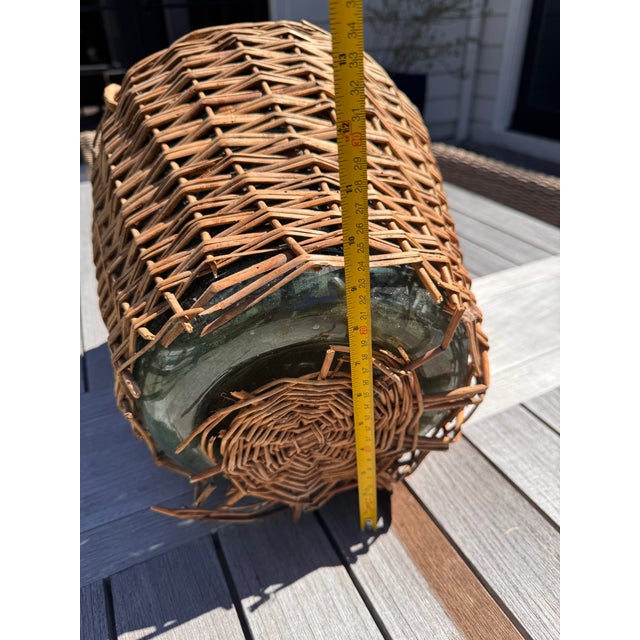 Mid 20th Century French Wicker Demijohn For Sale - Image 10 of 10
