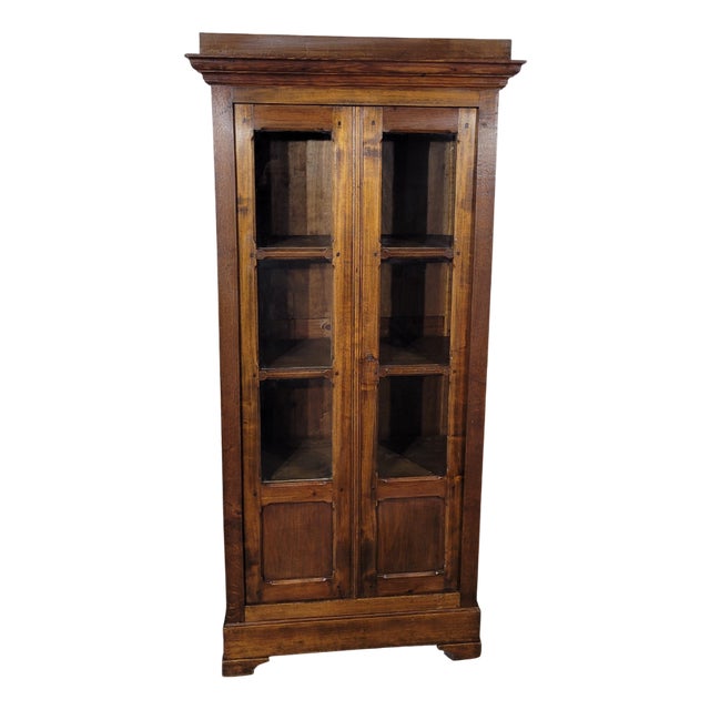 Small 19th Century Wood Bookcase For Sale