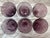 Purple Mid 20th Vintage Mid Century Modern Amethyst Hand-Blown Wine Goblets With Spiral Optic Bowls - Set of 6 For Sale - Image 8 of 8