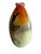 Hand-Blown Art Glass Vase With Multicolored Swirl Design For Sale - Image 4 of 16