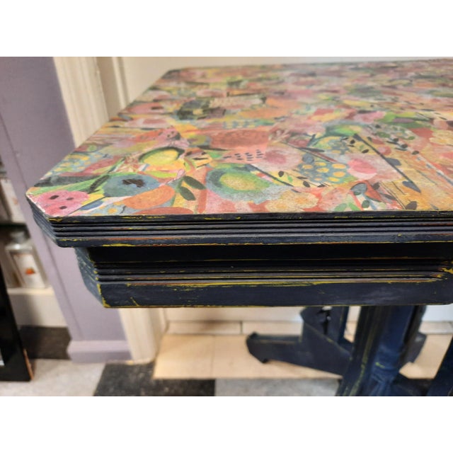 20th Century Eastlake Painted Accent Table For Sale In New York - Image 6 of 10