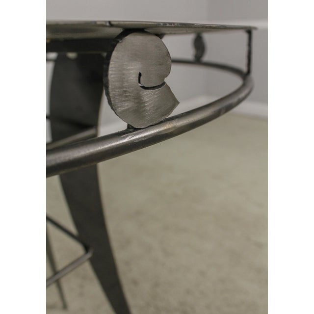 Gray Paul Evans Inspired Modern Designed Brutalist Pub Table For Sale - Image 8 of 13