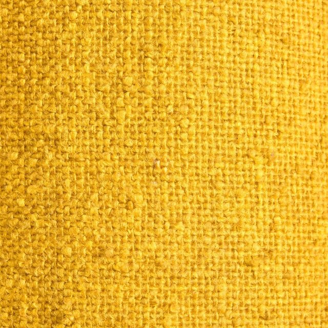 Yellow French Abstract Limestone Table Lamp with Yellow Shade by Albert Tormus, 1960s For Sale - Image 8 of 12