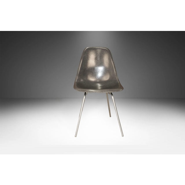 Herman Miller Eames Molded Fiberglass Shell Side Chair For Sale - Image 9 of 11
