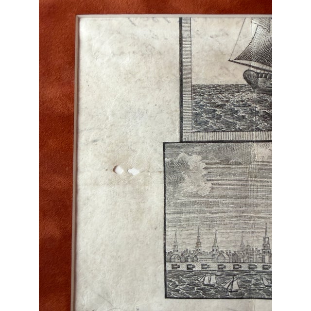 Brown Early 19th Century Thomas Jefferson & James Madison. Ship's Passport, Schooner Rebecca Christopher Prince For Sale - Image 8 of 12