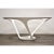 Roche Bobois Round Glass & Steel Dining Table For Sale - Image 9 of 11