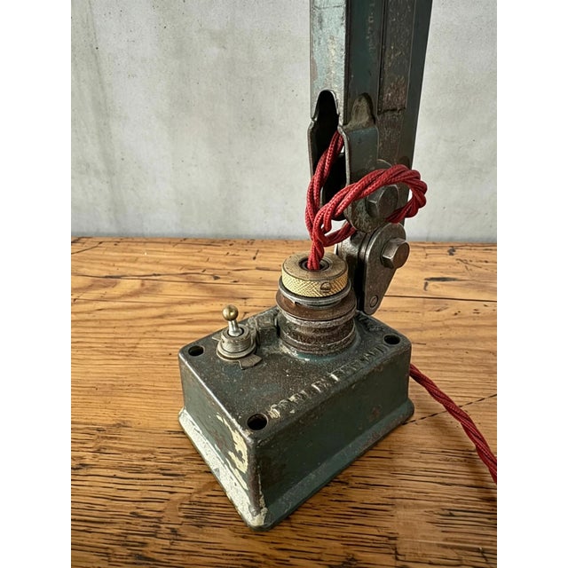 Worktop Machinists Lamp from Simplex, 1930s For Sale - Image 10 of 11