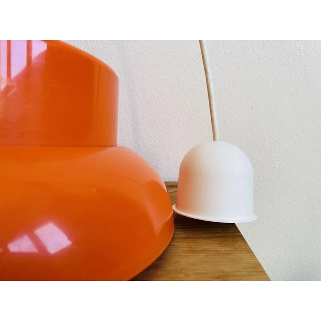 Mid-Century Modern Orange Hanging Lamp in Acrylic, 1960s For Sale - Image 9 of 13