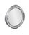 This mirror breaks away from traditional forms with its irregular shape, adding a touch of modern flair. The bright silver...