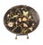 Chinoiserie Vintage Grand & C. Chinoiserie Hand-Painted Metal Folding Side Table For Sale - Image 3 of 10