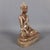 Metal Vintage Two-Tone Copper & Silver Brass Lotus Buddha Statue, 20th Century For Sale - Image 7 of 13