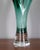 Vintage Sommerso Vase in Green Murano Glass by V.A.C. Cimarosti & Pinzan, 1960s For Sale - Image 4 of 10