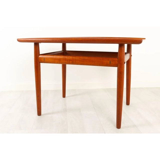Wood Vintage Danish Teak Side Table by Grete Jalk for Glostrup Furniture, 1960s For Sale - Image 7 of 18