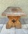 Early 20th Century Antique Early 20th Century Handcrafted Solid Wood Rustic Footstool or Milking Stool For Sale - Image 5 of 11