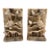 Carved Stone Flower Bookends, Set of 2 For Sale
