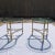 Mid-Century Modern Jansen Style Chrome & Brass Demi-Lune End Tables in Baguès For Sale - Image 3 of 13
