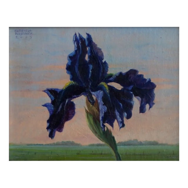 Gabryela Wasowicz, An Iris, 1996, Oil Painting For Sale