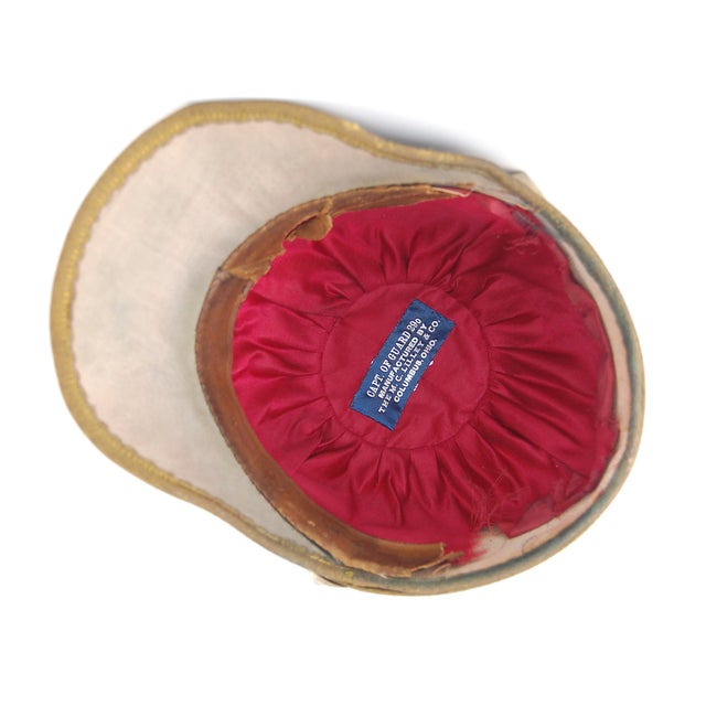 Textile Vintage ' Captain of Guard ' Costume Hat For Sale - Image 7 of 8