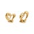 Modern Tiffany & Co. Elsa Peretti 18k Yellow Gold Large Open Heart Clip on Earrings, A Pair For Sale - Image 3 of 7
