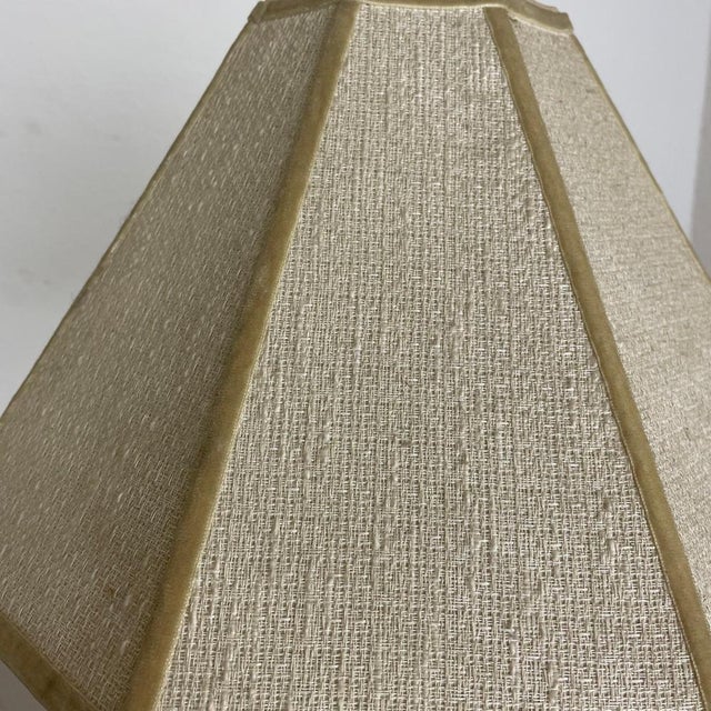 Austrian Tripod Brass Table Light in the style of Kalmar, 1960s For Sale - Image 15 of 17