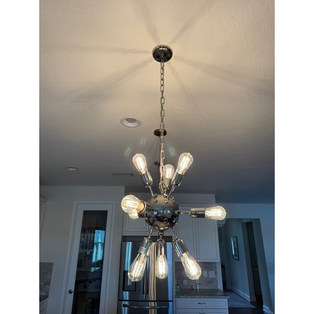 1970s Mid Century Modern Murano Venini Triedi Sputnik Chandelier For Sale - Image 16 of 17