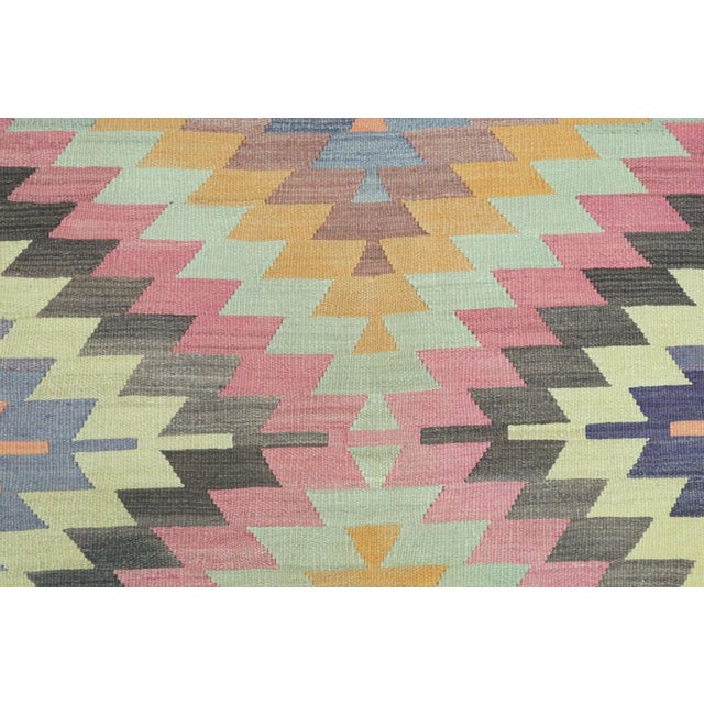1960s Turkish Antalya Classic Kilim Rug For Sale - Image 11 of 12