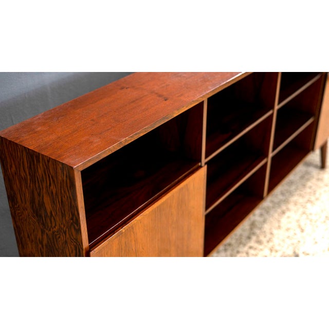 Wood Large Rosewood Sideboard by Gunni Omann for Omann Jun, Denmark, 1960s For Sale - Image 7 of 9