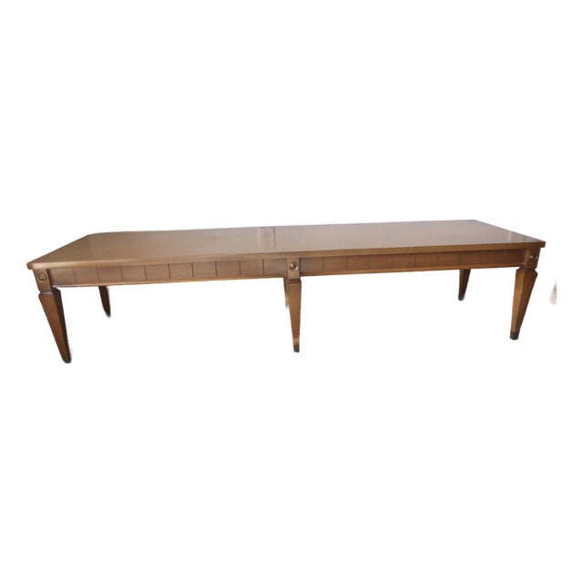 Mid-Century Modern Cocktail Surfboard Table - Regency Style For Sale