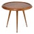 Vintage Italian Scalloped Cherry Side Table Attributed to Paolo Buffa, 1950s For Sale