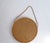 Mid-Century Scandinavian Modern Round Wooden Wall Mirror with Leather Cord, Denmark, 1960s For Sale - Image 6 of 9