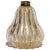 Beautiful vintage Murano hand blown Sommerso gold flecks Italian art glass decorative vanity perfume or atomizer bottle....