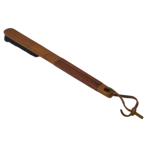 Midcentury Walnut and Leather Clothes Brush by Carl Auböck, 1950s