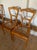 Set of Biedermeier Viennese Wicker Dining Chairs in Ash, 1920s, in Very Good conditions. Designed 1920 to 1949