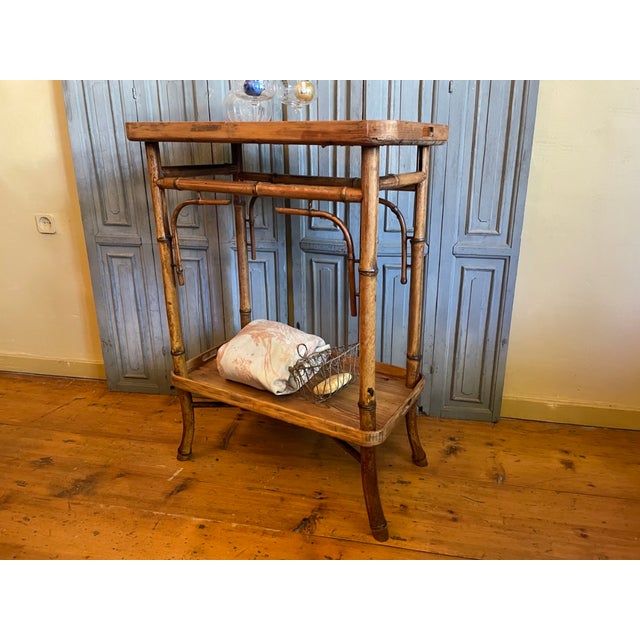 Antique Tea Trolley Table, 1890 For Sale - Image 4 of 18