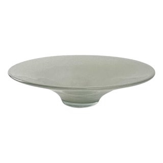 Sommerso Murano Glass Bowl For Sale