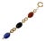 Antique Egyptian Revival Glass Scarab Bracelet, 1920s For Sale