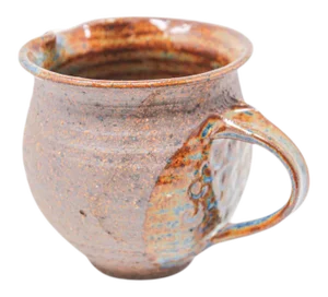 Vintage Hand Thrown Pottery Jug Artisan Stoneware