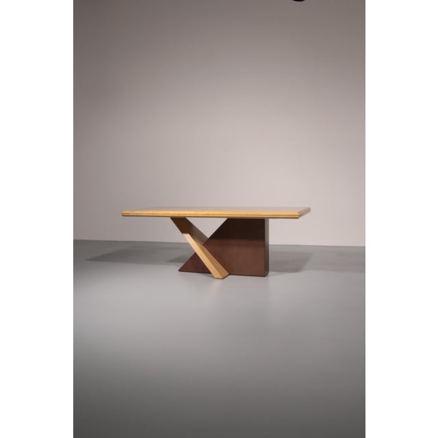 Italian Wooden Dining Table from Saporiti Italia, 1960s For Sale - Image 3 of 12
