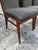 Vintage Mid-Century Sculptural Walnut Dining Chairs With Sabre Legs, Set of 6 For Sale - Image 17 of 18