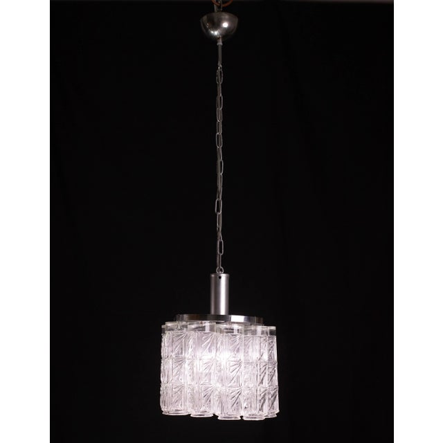 Metal Midcentury 10 Tronchi Murano Pendant, 1960s For Sale - Image 7 of 12