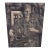 Self Portrait an Architect With Architectural Models Mid Century Large Drawing For Sale